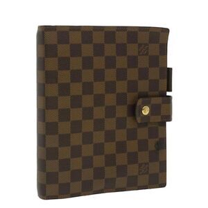 LOUIS VUITTON Damier Ebene Agenda GM Day Planner Cover